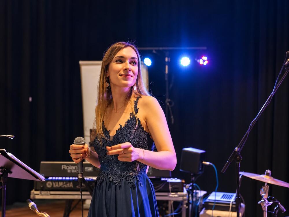 Iris' Coffeeshop live bei einer Firmenfeier